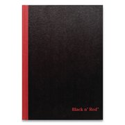 Black N Red Hardcover Notebooks, 1 Sub, Wide/Legal, Blk/Red Cover, 9.88x7, 96 Sht 400110531